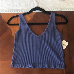 Free People ribbed crop